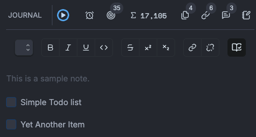 Notes taking & Journaling