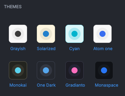 Light & Dark Themes